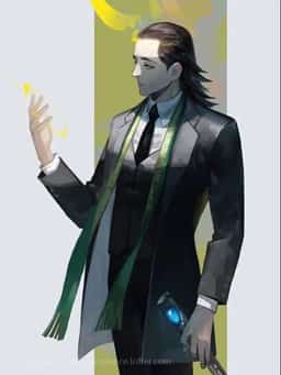 In Marvel As Loki novel cover