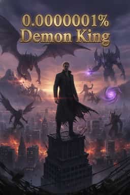 0.0000001% Demon King novel cover