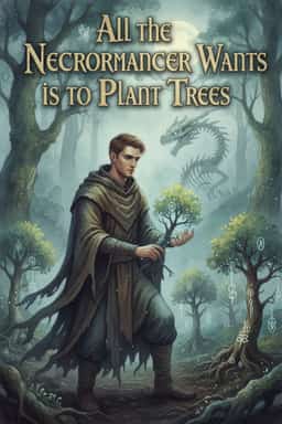 All the Necromancer Wants is to Plant Trees novel cover