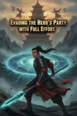 Evading the Hero’s Party with Full Effort novel cover