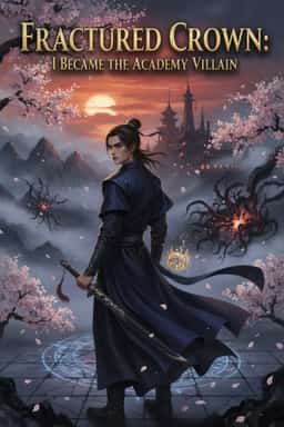 Fractured Crown: I Became the Academy Villain novel cover
