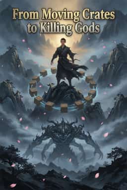 From Moving Crates to Killing Gods novel cover