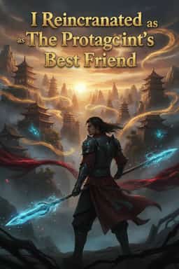 I Reincarnated as The Protagonist's Best Friend novel cover