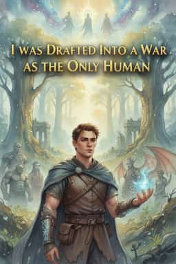 I was Drafted Into a War as the Only Human novel cover