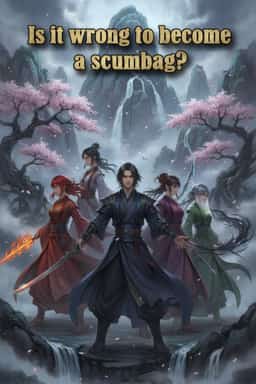 Is it wrong to become a scumbag? novel cover