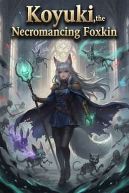 Koyuki, the Necromancing Foxkin novel cover