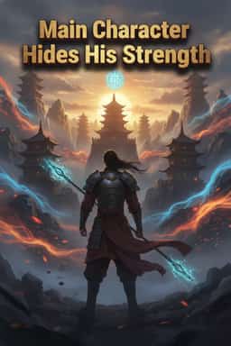 Main Character Hides His Strength novel cover