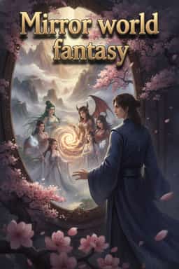 Mirror world fantasy novel cover