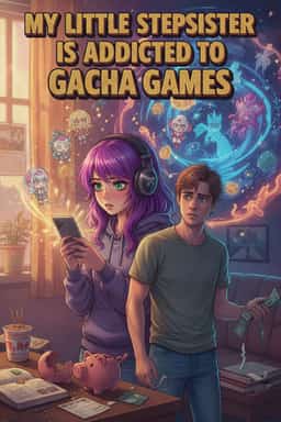 My Little Stepsister is Addicted to Gacha Games novel cover