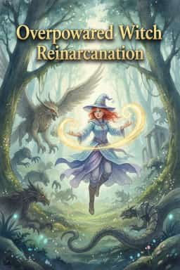 Overpowered Witch Reincarnation novel cover