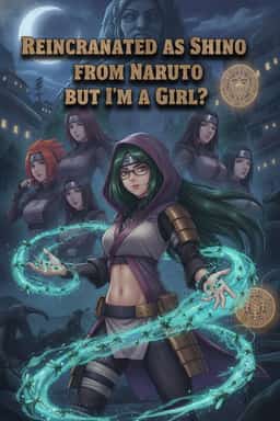 Reincarnated as Shino from Naruto but I’m a Girl? novel cover