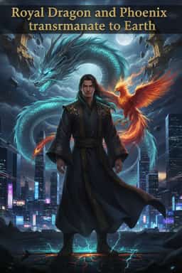 Royal Dragon and Phoenix transmigrate to Earth novel cover