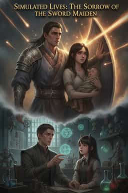 Simulated Lives: The Sorrow of the Sword Maiden novel cover