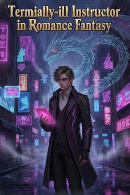 Terminally-ill Instructor in Romance Fantasy novel cover