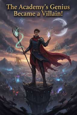 The Academy’s Genius Became a Villain! novel cover