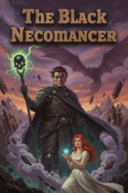 The Black Necromancer novel cover