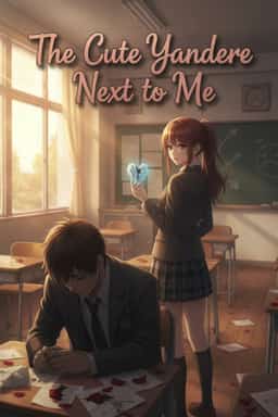 The Cute Yandere Next to Me novel cover