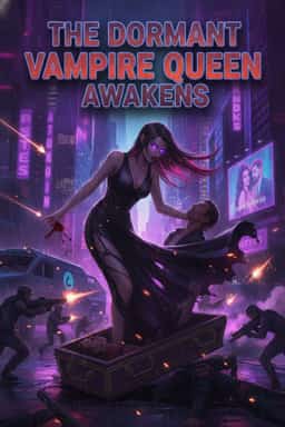 The Dormant Vampire Queen Awakens novel cover