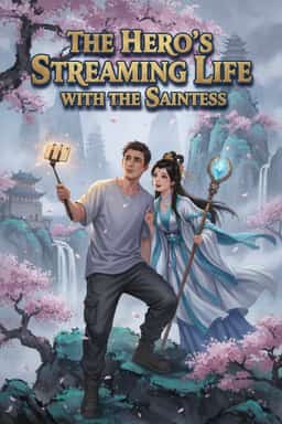 The Hero's Streaming Life with the Saintess novel cover