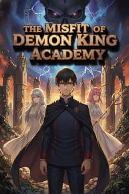 The Misfit of Demon King Academy novel cover
