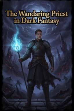 The Wandering Priest in Dark Fantasy novel cover