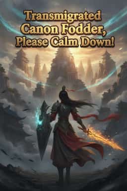 Transmigrated Canon Fodder, Please Calm Down! novel cover