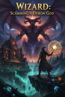 Wizard: Scamming a Demon God novel cover