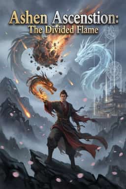 Ashen Ascension: The Divided Flame novel cover