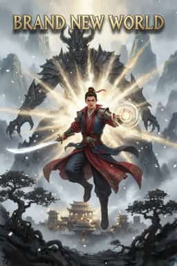 BRAND NEW WORLD novel cover