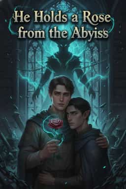 He Holds a Rose from the Abyss novel cover