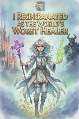 I Reincarnated as the World's Worst Healer novel cover