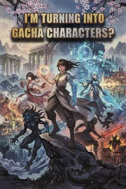 I'm Turning Into Gacha Characters?! novel cover