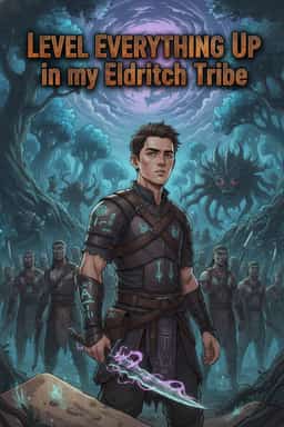 LEVEL EVERYTHING UP in my Eldritch Tribe novel cover