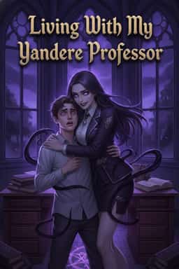 Living With My Yandere Professor novel cover