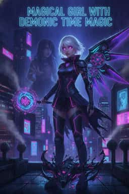 Magical Girl with Demonic Time Magic novel cover