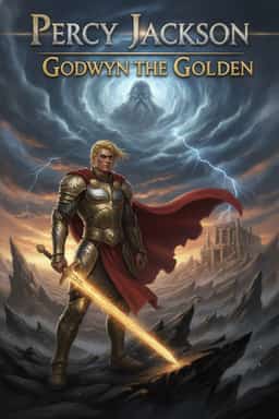 Percy Jackson - Godwyn the Golden novel cover