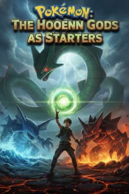 Pokémon: The Hoenn Gods as Starters novel cover