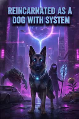 Reincarnated as a Dog with System novel cover