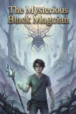 The Mysterious Black Magician novel cover