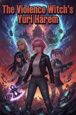 The Violence Witch’s Yuri Harem novel cover
