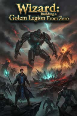 Wizard: Building a Golem Legion From Zero novel cover
