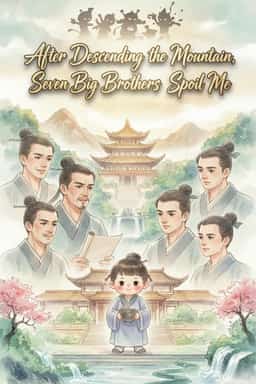 After Descending the Mountain, Seven Big Brothers Spoil Me novel cover