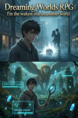Dreaming Worlds RPG : I'm the weakest one in another world novel cover