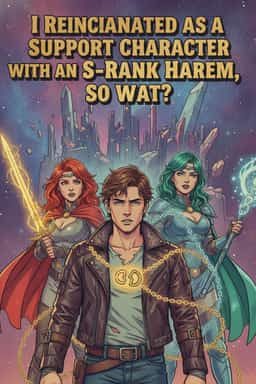 I Reincarnated as a Support Character with an S-Rank Harem, So What? novel cover