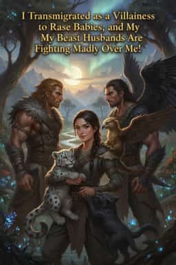 I Transmigrated as a Villainess to Raise Babies, and My Beast Husbands Are Fighting Madly Over Me! novel cover