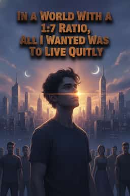 In a World With a 1:7 Ratio, All I Wanted Was To Live Quietly novel cover