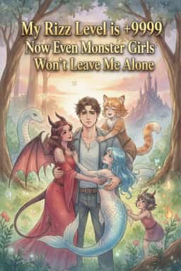My Rizz Level is +9999 Now Even Monster Girls Won't Leave Me Alone novel cover