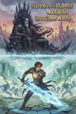 Started with a 10,000x Multiplier in a Game World novel cover