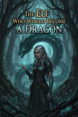 The Elf Who Would Become A Dragon novel cover