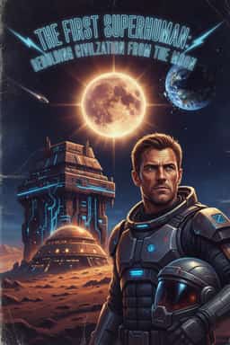 The First Superhuman: Rebuilding Civilization from the Moon novel cover